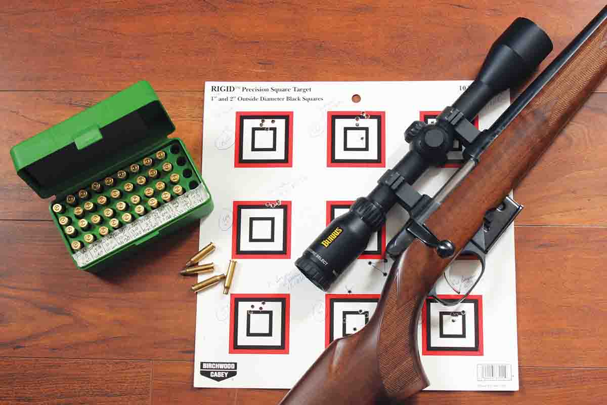 Trying several different primers tends to produce better results in smaller cartridges. This CZ 527 .17 Hornady Hornet shoots far more accurately with CCI 450 Small Rifle Magnum primers than any other.